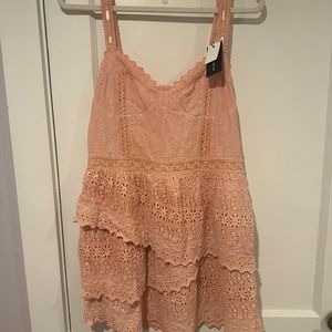pink lsf dress nwt